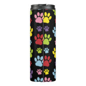 手カラフル型、前柄、前版画、犬の前足 タンブラー (裏面)