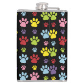 手カラフル型、前柄、前版画、犬の前足 フラスク (裏面)