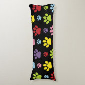 手カラフル型、前柄、前版画、犬の前足 ボディピロー (正面縦)