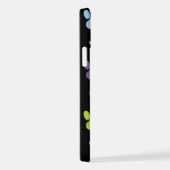 手カラフル型、前柄、前版画、犬の前足 iPhoneケース (右側面)