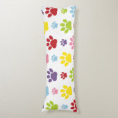 手カラフル型、前柄、犬の手、前跡 ボディピロー (正面縦)