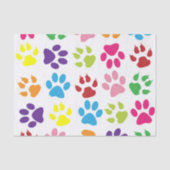 手カラフル型、前柄、犬の手、前跡 薄葉紙 (正面)