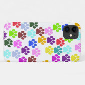 手カラフル型、前柄、犬の手、前跡 Case-Mate iPhoneケース (裏面(横))