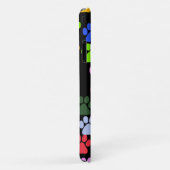 手カラフル型、前柄、犬の手、前跡 Case-Mate iPhoneケース (裏面/右)