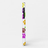 手カラフル型、手の形、犬の手、あなたの名前 Case-Mate iPhoneケース (裏面/左)