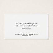 手カラフル引きフローラ金ゴールドギフトカード (裏面)