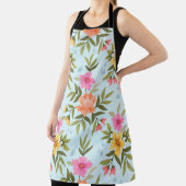 手カラフル引き花 エプロン (インサイチュ)