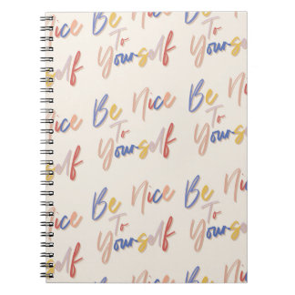 手カラフル描きパタやる気を起こさせるーン ノートブック