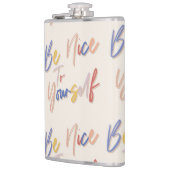 手カラフル描きパタやる気を起こさせるーン フラスク (左)