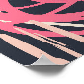 手カラフル描き現代グランジ美術3 ポスター (角)