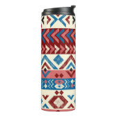 手カラフル描き部族模様 タンブラー (回転左)