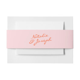 手カラフル書お洒落おもしろい結婚の 招待状ベリーバンド