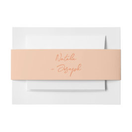 手カラフル書レトロ書道結婚の 招待状ベリーバンド