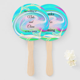 手カラフル絵を描アクリル液結婚注 ハンドファン