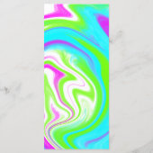 手カラフル絵を描アクリル液結婚注 メニュー (裏面)