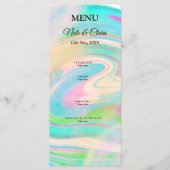 手カラフル絵を描アクリル液結婚注 メニュー (正面)