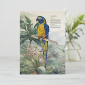 手カラフル色彩の鮮やか青い舌 サンキューカード (スタンド正面)