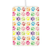 手カラフル足、犬の手、猫の手 カーエアーフレッシュナー (正面)