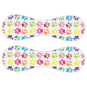 手カラフル足、犬の手、猫の手 ソフトボール (パネル)