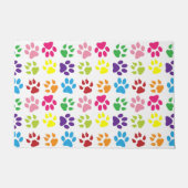 手カラフル足、犬の手、猫の手 ドアマット (正面)