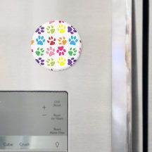 手カラフル足、犬の手、猫の手