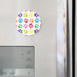 手カラフル足、犬の手、猫の手 マグネット