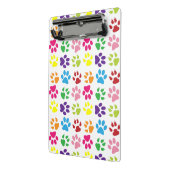 手カラフル足、犬の手、猫の手 ミニクリップボード (アングル2)