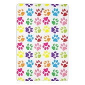 手カラフル足、犬の手、猫の手 ミニクリップボード (裏面)