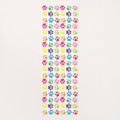 手カラフル足、犬の手、猫の手 ヨガマット (裏面)