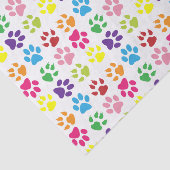 手カラフル足、犬の手、猫の手 薄葉紙 (詳細)