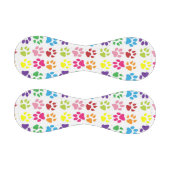 手カラフル足、犬の手、猫の手 野球ボール (パネル)