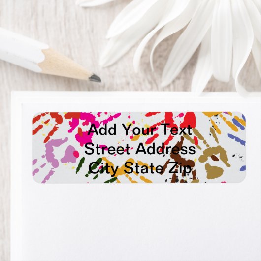 手カラフル ラベル (インサイチュ)