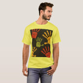 手カラフルTシャツ Tシャツ (正面フル)