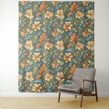 手クラシック描き芸術的ウィリアム・モリス・ブルー