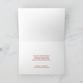 手コンテンポラリー書きホリデーカード シーズンカード (内部)