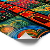 手サイケデリック掌3 ポスター (コーナー)