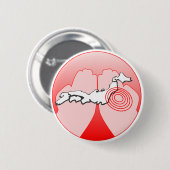 手サポート日本治療ボタン 缶バッジ (正面&裏面)