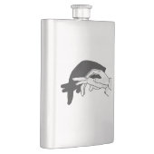 手シルエットアンテータ フラスク (右)