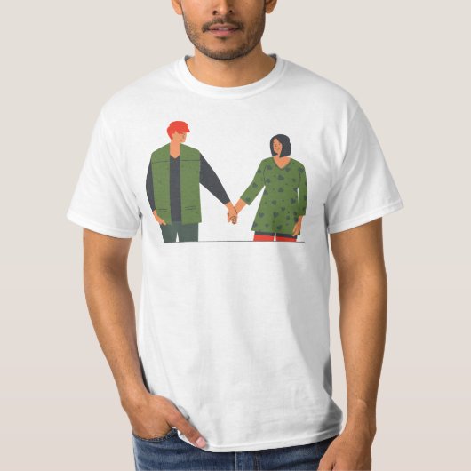 手シンプルを持つ快楽 Tシャツ (正面)