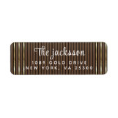 手シンプルモダンスケッチ文字 ラベル (正面)