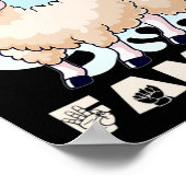 手ジェスチャー手手手手話言語難聴に対応 ポスター (角)