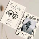 手スケッチ予測できなFunnyFree Drinks 30th Birthday 招待状<br><div class="desc">手スケッチ予測できなFunnyFree Drinks 30th Birthday</div>