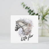 手スケッチ馬と植物装飾用クッション (スタンド正面)