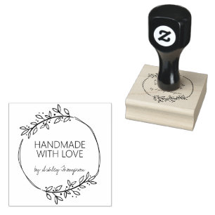 手スタイリッシュパーソナライズされた作 ラバースタンプ