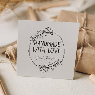 手スタイリッシュパーソナライズされた作 ラバースタンプ