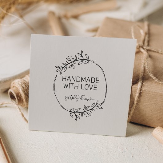 手スタイリッシュパーソナライズされた作 ラバースタンプ