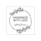 手スタイリッシュパーソナライズされた作 ラバースタンプ (インプリント)