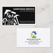 手スタイリッシュ利き道具縁ど 名刺 (正面/裏面)