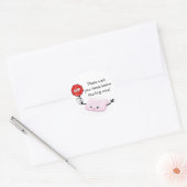 手ストップシールを洗って ラウンドシール (封筒)