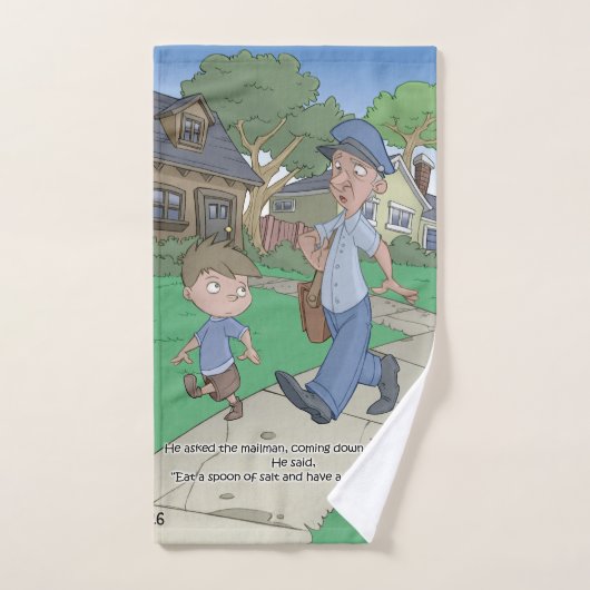 手タオル-郵便配達員 ハンドタオル (ハンドタオル)